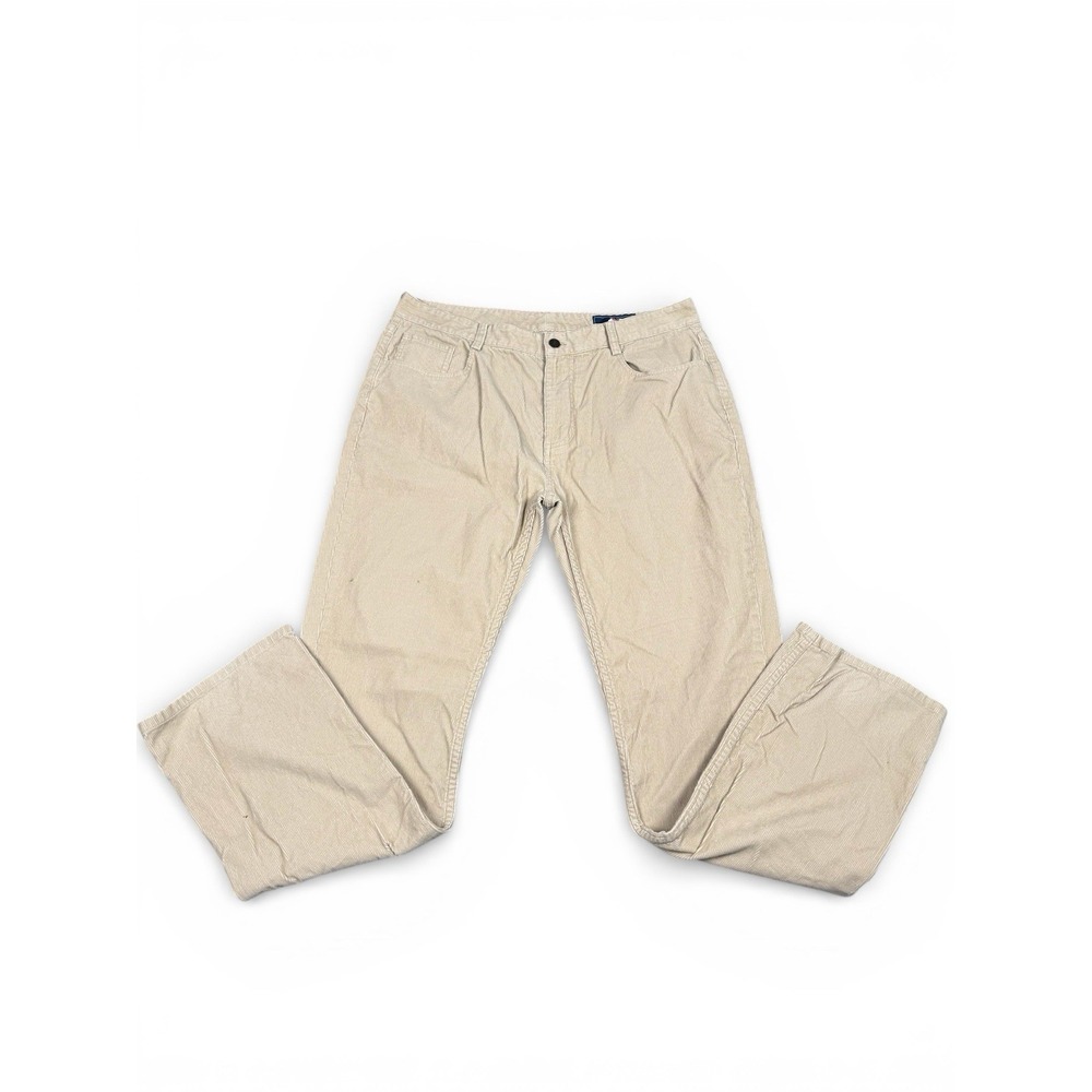 Vineyard Vines Corduroy Pants Mens 36 X 34 Brown Tan Cotton Five Pocket Preppy
